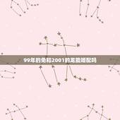99年的免和2001的龙能婚配吗，1999年兔跟2000年龙相配吗