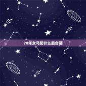 78年女马配什么最合适，属马78年和属马66年的合适吗