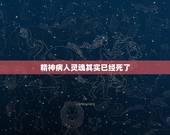 精神病人灵魂其实已经死了，请问神经病人死后灵魂是神经的吗