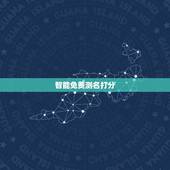 智能免费测名打分，名字测试打分免费