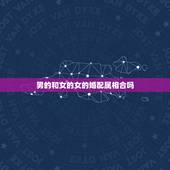 男的和女的女的婚配属相合吗，属相婚配：男属猪和女属羊相配吗