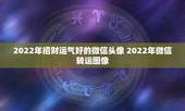 2022年招财运气好的微信头像 2022年微信转运图像