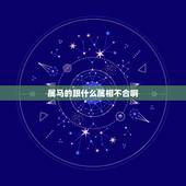 属马的跟什么属相不合啊，属马的和什么属相相冲