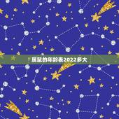 属鼠的年龄表2022多大，2022年属相运势及运程