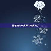 属羊的六十多岁今年多大了，生肖羊今年多大年龄
