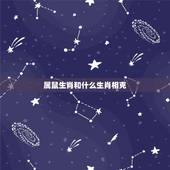 属鼠生肖和什么生肖相克，属鼠的和什么属相最配相克