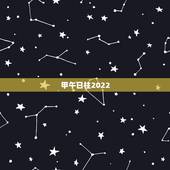 甲午日柱2022 年运势，甲午日柱2022 运
