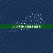 2022农历5月出生牛宝宝命，2022虎命太苦