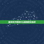 属羊双子男找什么属相的女生好，双子座属羊男生找属什么的女生好