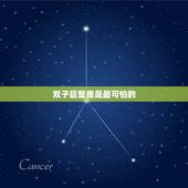 双子巨蟹座是最可怕的，为什么说巨蟹座能毁了双子