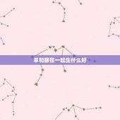 羊和猴在一起生什么好，羊猴生个什么生肖更好