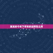 属龙的今年下半年的运势怎么样，2022 属龙的运势和财运