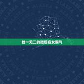独一无二的微信名女霸气，霸气的微信名，女