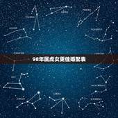 98年属虎女更佳婚配表，2022年属虎宝宝名字