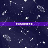 生辰八字日柱查询，免费生辰八字五行查询