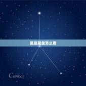 星座星盘怎么看，星座 怎么看自己的星盘阿？