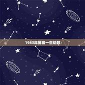 1983年属猪一生劫数，1983属猪的大劫怎么化解
