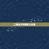 二婚孩子问题怎么处理，二婚离婚孩子抚养费怎么算