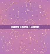 属猪结婚送亲忌什么属相参加，男方属猪，女方属鼠，结婚忌讳那些属相人参加