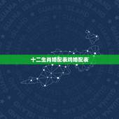 十二生肖婚配表鸡婚配表，属鸡的属相婚配表，属鸡的和什么属相最配，属鸡的