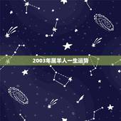2003年属羊人一生运势，93年属鸡人终身灾难