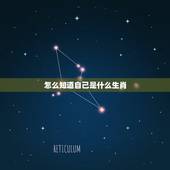 怎么知道自己是什么生肖，怎么知道一个人属什么生肖