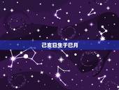 己亥日生于巳月，己亥日生于酉月