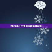 2022年十二生肖运程每月运势 2022年桃花运最旺生肖