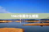 1962年属什么婚配，我是1962年属虎的，我老婆是1958年属狗的，