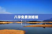 八字免费测婚姻，测男女八字算两人姻缘