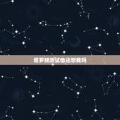 塔罗牌测试他还想我吗，塔罗测试他在想我吗
