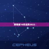 摩羯座10月运势2022，摩羯座十月运势