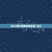 2022最火的网名男生独一无二，2022年更流行的网名