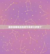 属羊是哪年出生的今年多大岁数了，属羊今年多大