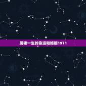 属猪一生的命运和婚姻1971，71属猪的一生婚姻如何