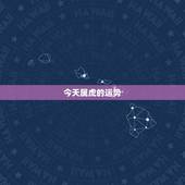 今天属虎的运势，属虎人二零一八年运势