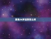 属兔36岁运势怎么样，87年属兔36岁有一劫