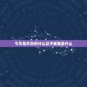 今天是农历的什么日子属相是什么，今天农历属相是什么