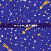 2022年十二生肖运程表，2022年就会转的星座女