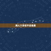 两人八字合不合免费，测两人八字合不合有没有免费的网站啊
