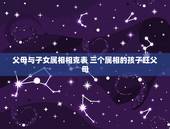 父母与子女属相相克表 三个属相的孩子旺父母
