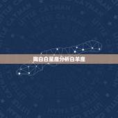 陶白白星座分析白羊座，白羊座星座分析、