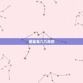 属鼠是几几年的，生肖鼠是哪几年