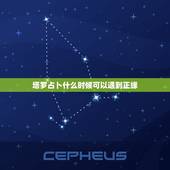塔罗占卜什么时候可以遇到正缘，塔罗测试正缘何时出现，塔罗占卜什么