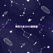 网名大全2022最新版，2022年最新的网名