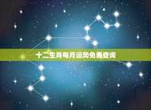 十二生肖每月运势免费查询，2022 年十二生肖每月运程