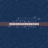 婚配属相查询表男猴相配的属相，猴与什么属相相配合
