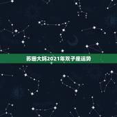 苏珊大妈2021年双子座运势，双子座一定要知道！双子座在2021年运势