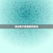 适合猴子属相戴的配饰，属鼠带什么属相的吊坠好