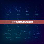 十二生肖婚配口诀表查询，十二生肖配对